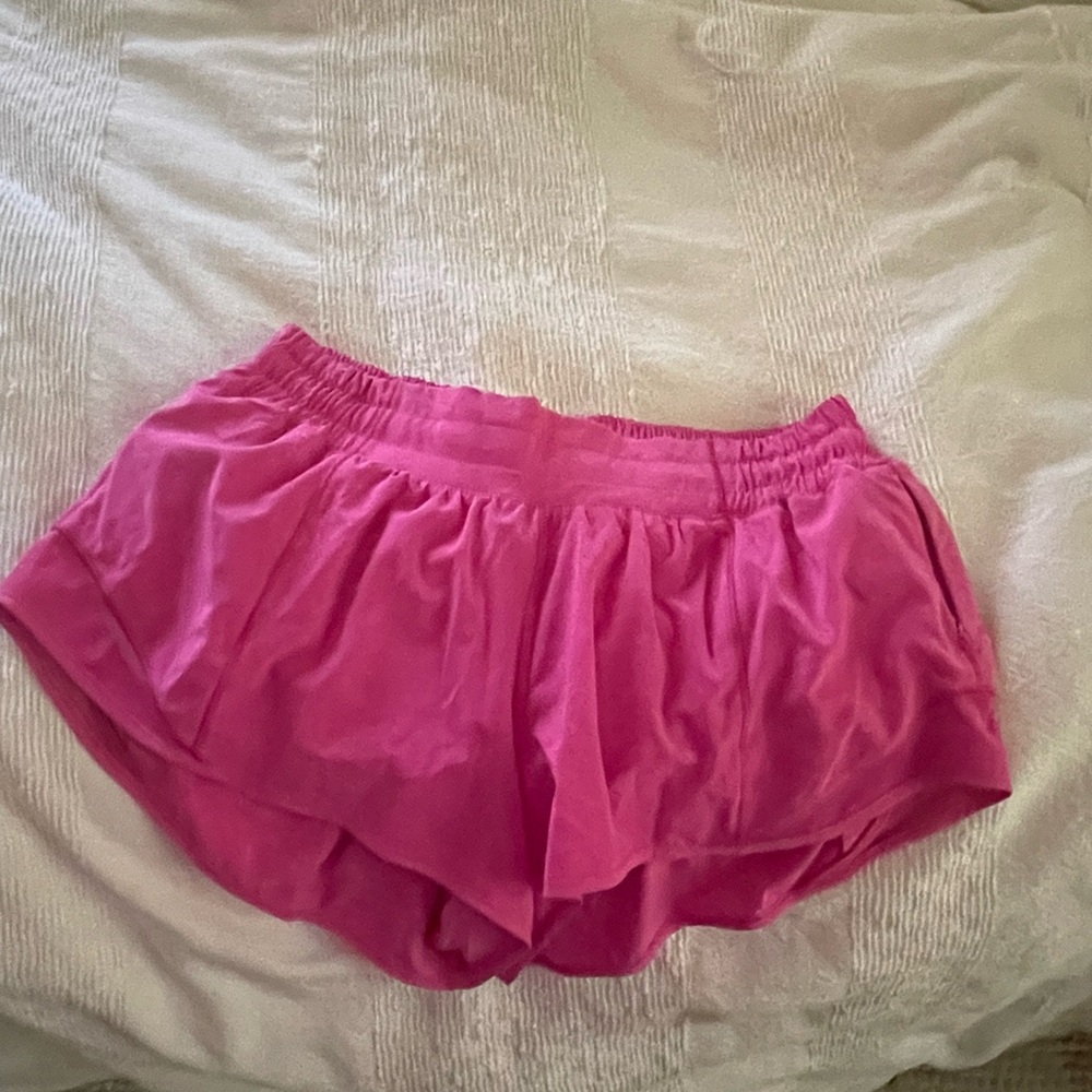 Lululemon Athletica Pink Hotty Hot Shorts